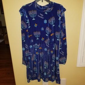 Velvet Hanukkah dress